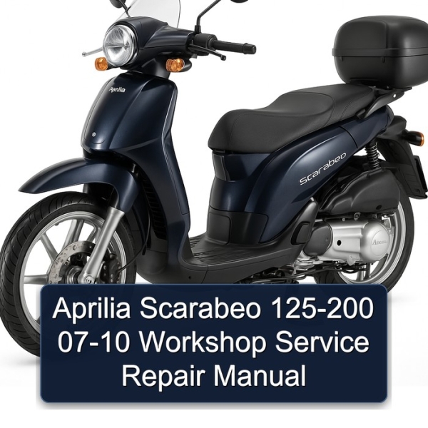Aprilia Scarabeo 125-200 07-10 Workshop Service Repair Manual