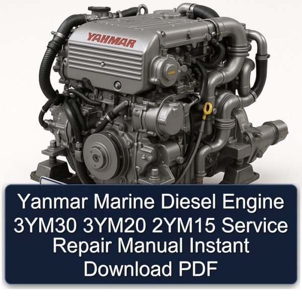 Yanmar Marine Diesel Engine 3YM30 3YM20 2YM15 Service Repair Manual Instant Download PDF