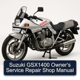 Suzuki GSX1400 Owner‘s Service Repair Shop Manual