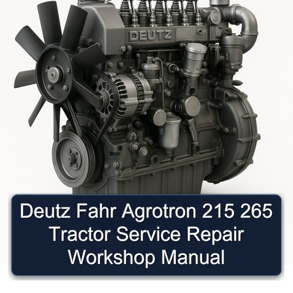 Deutz Fahr Agrotron 215 265 Tractor Service Repair Workshop Manual