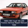 1989-1991 Audi 100 200 Factory Service Repair Manual 1990