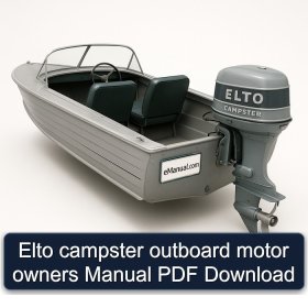 Elto campster outboard motor owners Manual PDF Download