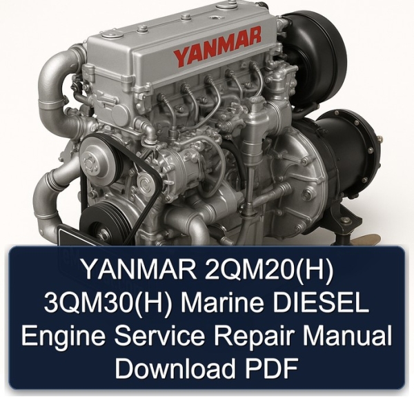 YANMAR 2QM20(H) 3QM30(H) Marine DIESEL Engine Service Repair Manual Download PDF