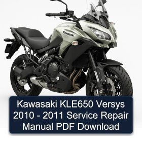 Kawasaki KLE650 Versys 2010 - 2011 Service Repair Manual PDF Download