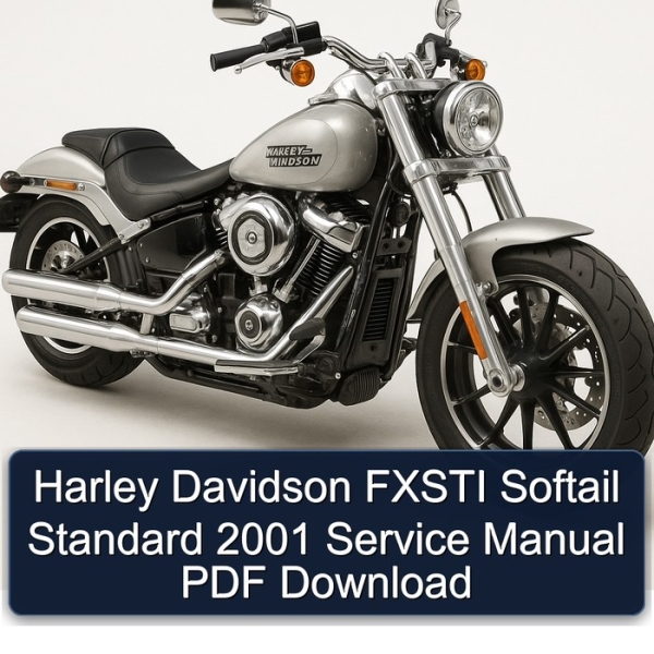 Harley Davidson FXSTI Softail Standard 2001 Service Manual PDF Download