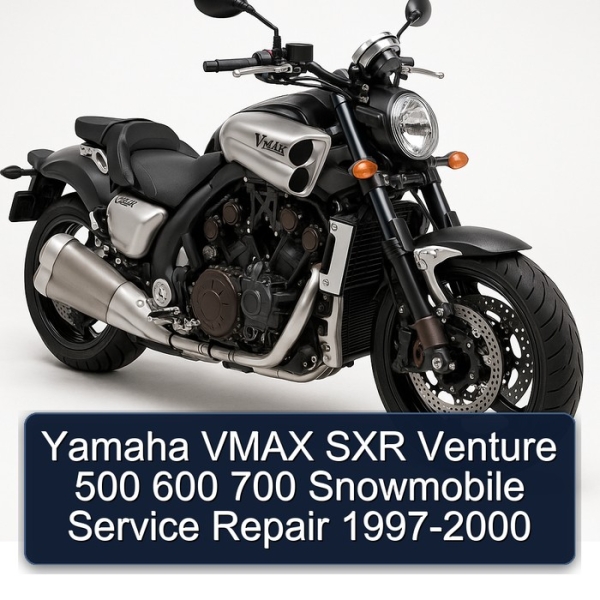 Yamaha VMAX SXR Venture 500 600 700 Snowmobile Service Repair 1997-2000