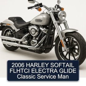 2006 HARLEY SOFTAIL FLHTCI ELECTRA GLIDE Classic Service Man