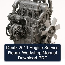 Deutz 2011 Engine Service Repair Workshop Manual Download PDF