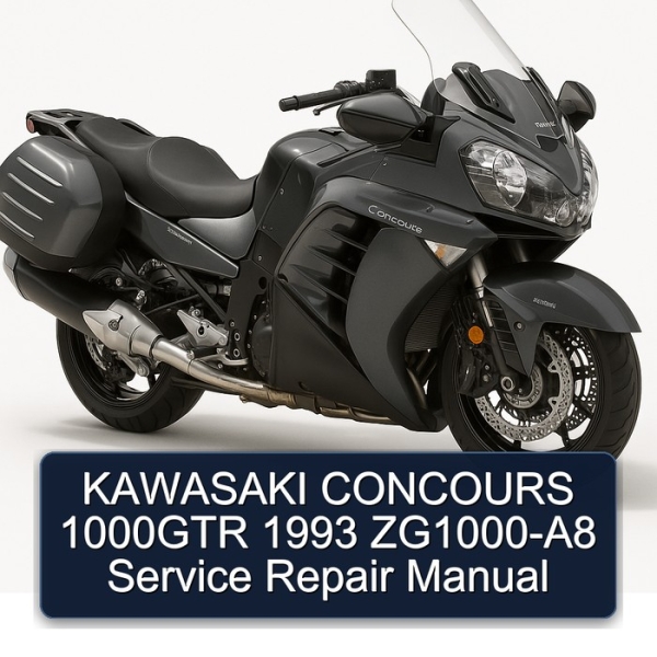 KAWASAKI CONCOURS 1000GTR 1993 ZG1000-A8 Service Repair Manual