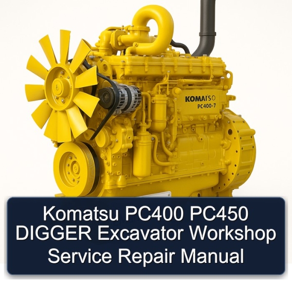 Komatsu PC400 PC450 DIGGER Excavator Workshop Service Repair Manual