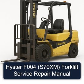 Hyster F004 (S70XM) Forklift Service Repair Manual