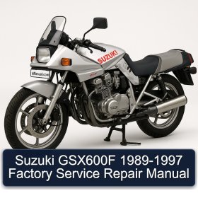 Suzuki GSX600F 1989-1997 Factory Service Repair Manual