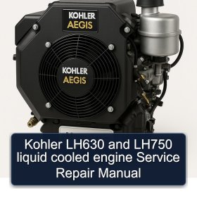 Kohler LH630 and LH750 liquid cooled engine Service Repair Manual