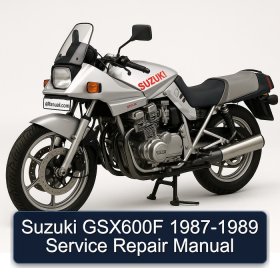Suzuki GSX600F 1987-1989 Service Repair Manual