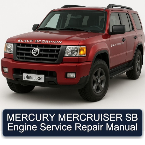 MERCURY MERCRUISER SB Engine Manual de servicio y reparación