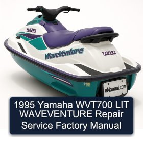 1995 Yamaha WVT700 LIT WAVEVENTURE Repair Service Factory Manual