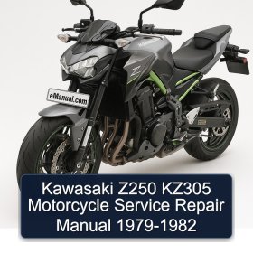 Kawasaki Z250 KZ305 Motorcycle Service Repair Manual 1979-1982