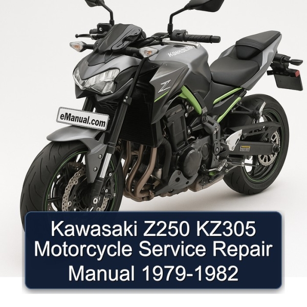 Kawasaki Z250 KZ305 Motorcycle Service Repair Manual 1979-1982