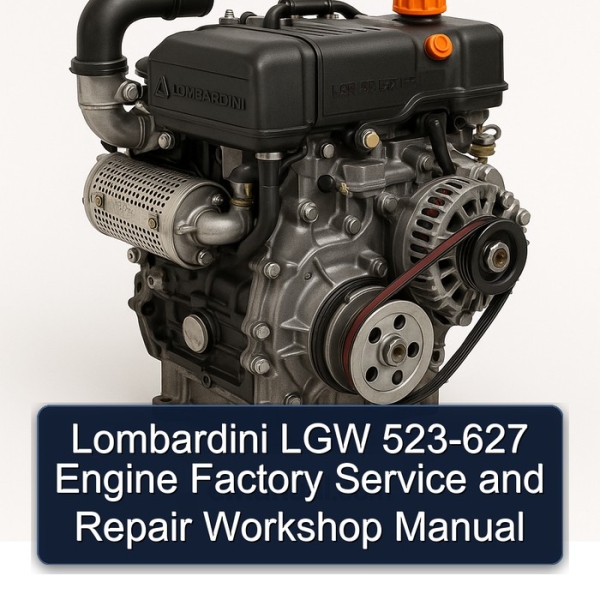 Lombardini LGW 523-627 Engine Factory Service and Repair Workshop Manual