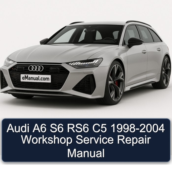 Audi A6 S6 RS6 C5 1998-2004 Workshop Service Repair Manual