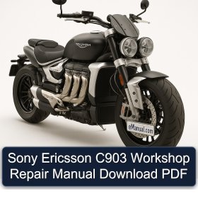 Sony Ericsson C903 Workshop Repair Manual Download PDF