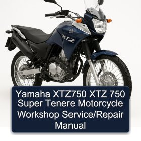 Yamaha XTZ750 XTZ 750 Super Tenere Motorcycle Workshop Service/Repair Manual