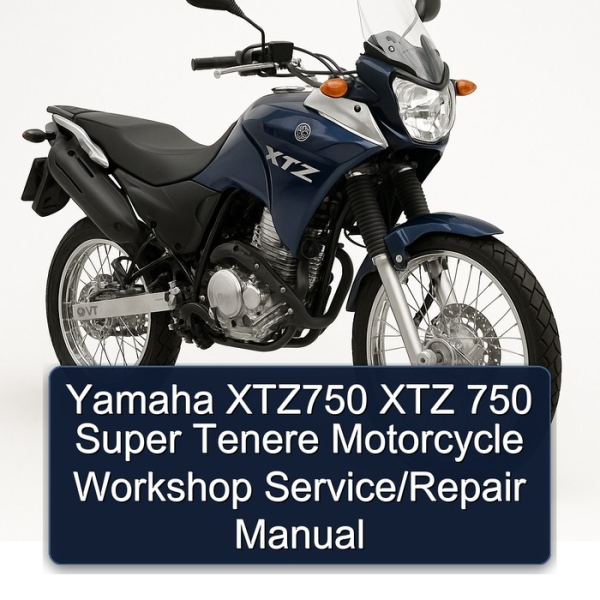 Yamaha XTZ750 XTZ 750 Super Tenere Motorcycle Workshop Service/Repair Manual