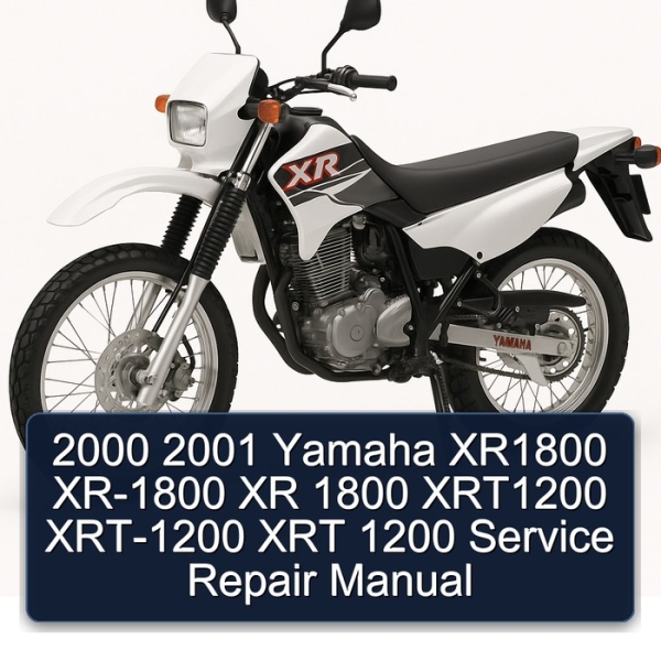 2000 2001 Yamaha XR1800 XR-1800 XR 1800 XRT1200 XRT-1200 XRT 1200 Service Repair Manual