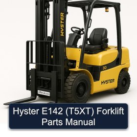Hyster E142 (T5XT) Forklift Parts Manual