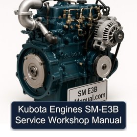 Kubota Engines SM-E3B Service Workshop Manual