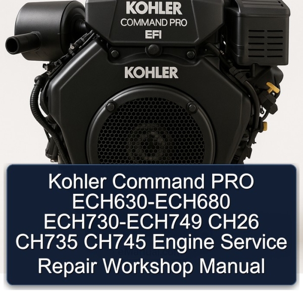 Kohler Command PRO ECH630-ECH680 ECH730-ECH749 CH26 CH735 CH745 Engine Service Repair Workshop Manual