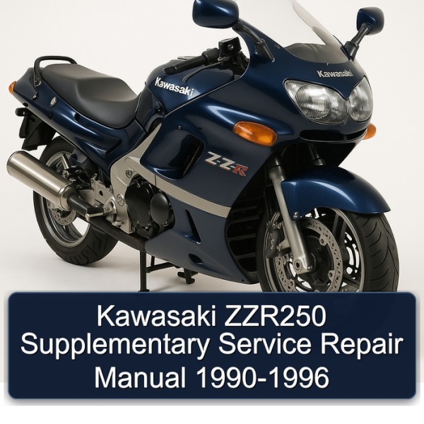 Kawasaki ZZR250 Supplementary Service Repair Manual 1990-1996