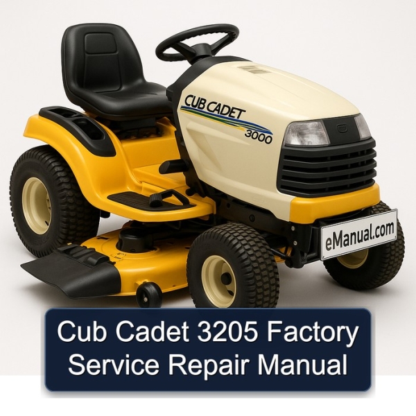 Cub Cadet 3205 Factory Service Repair Manual