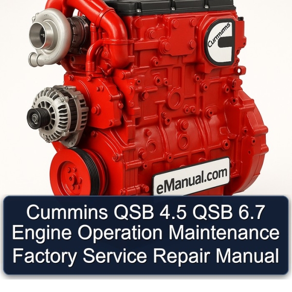 Cummins QSB 4.5 QSB 6.7 Engine Operation Maintenance Factory Service Repair Manual