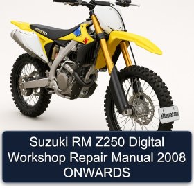 Suzuki RM Z250 Digital Workshop Repair Manual 2008 ONWARDS