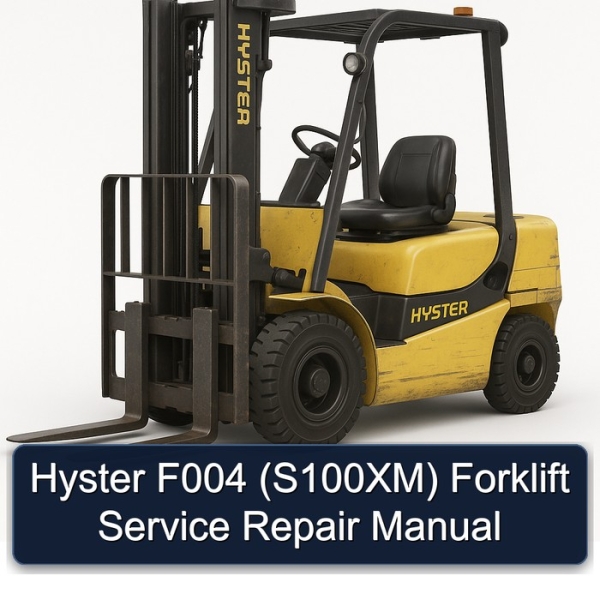 Hyster F004 (S100XM) Forklift Service Repair Manual