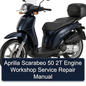 Aprilia Scarabeo 50 2T Engine Workshop Service Repair Manual