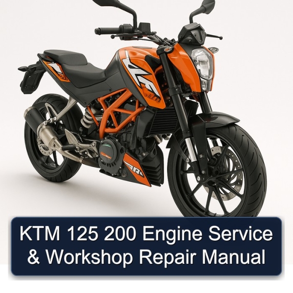 KTM 125 200 Engine Service & Workshop Repair Manual
