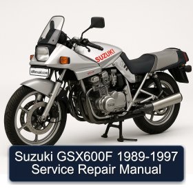 Suzuki GSX600F 1989-1997 Service Repair Manual