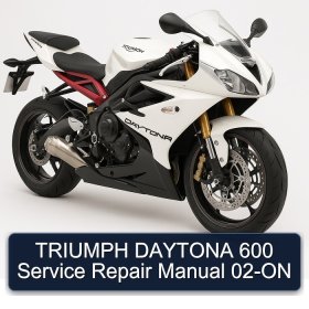 TRIUMPH DAYTONA 600 Service Repair Manual 02-ON