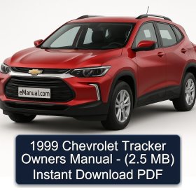 1999 Chevrolet Tracker Owners Manual - (2.5 MB) Instant Download PDF
