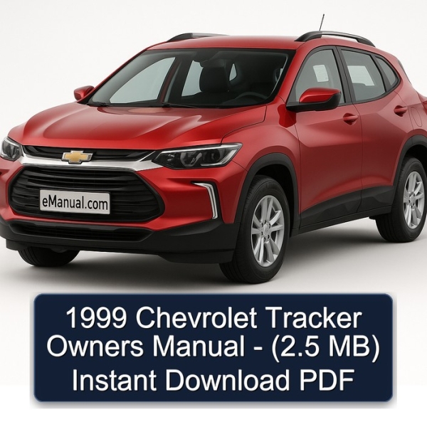 1999 Chevrolet Tracker Owners Manual - (2.5 MB) Instant Download PDF