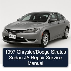 1997 Chrysler/Dodge Stratus Sedan JA Repair Service Manual