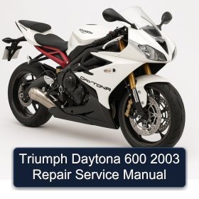 Triumph Daytona 600 2003 Repair Service Manual