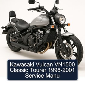 Kawasaki Vulcan VN1500 Classic Tourer 1998-2001 Service Manu