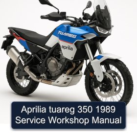 Aprilia tuareg 350 1989 Service Workshop Manual