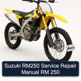 Suzuki RM250 Service Repair Manual RM 250