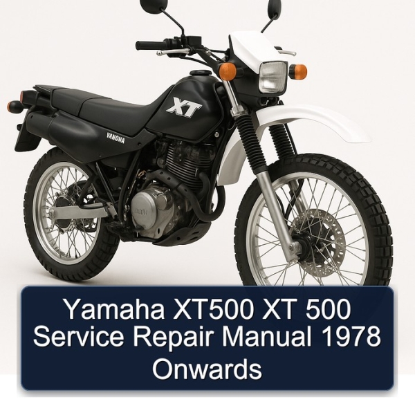 Yamaha XT500 XT 500 Service Repair Manual 1978 Onwards