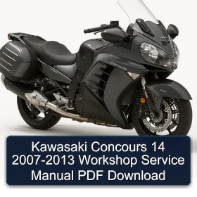 Kawasaki Concours 14 2007-2013 Workshop Service Manual PDF Download