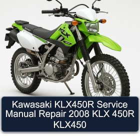 Kawasaki KLX450R Service Manual Repair 2008 KLX 450R KLX450